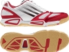 Adidas Feather elite weiß/rot/schwarz